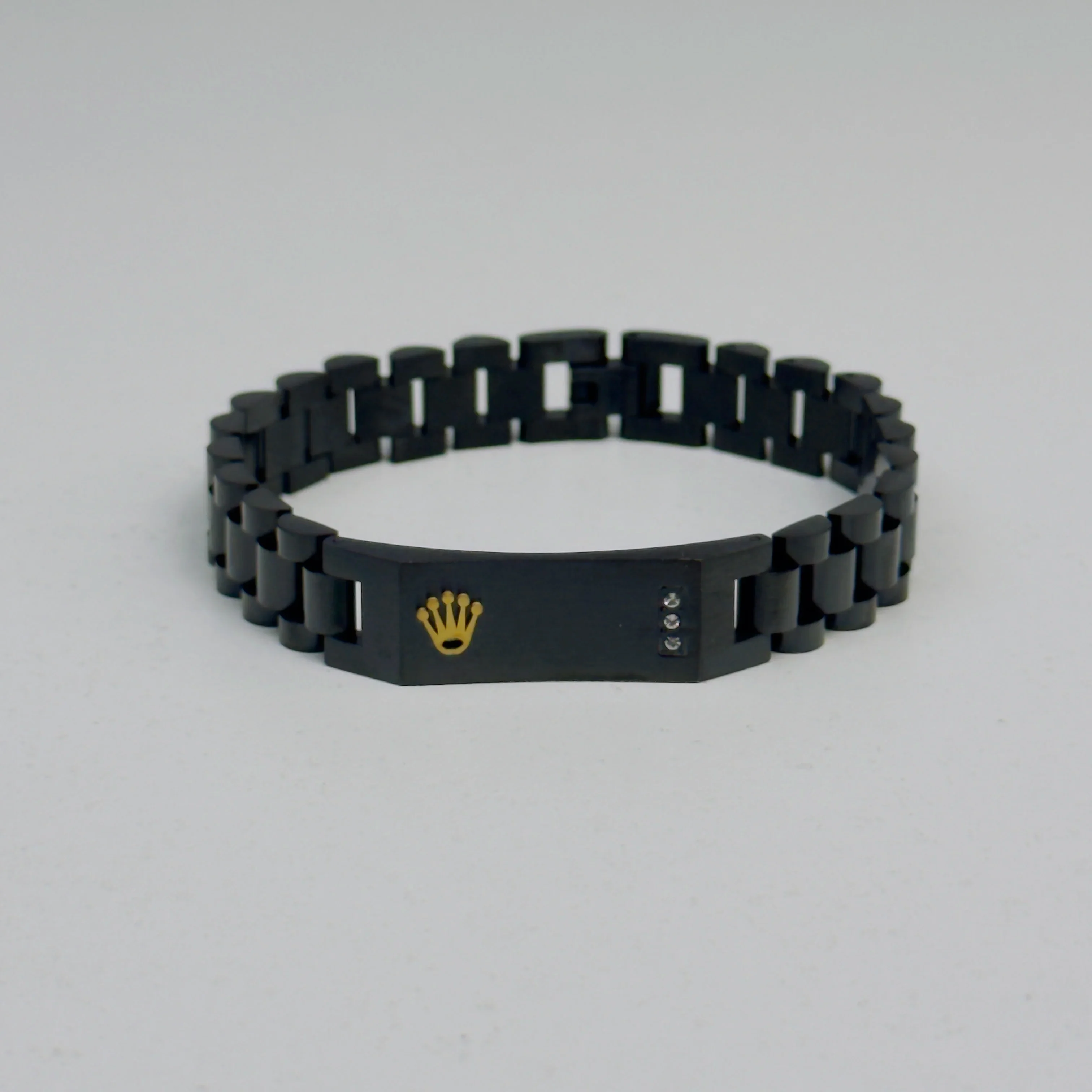 16mm Black RLX Crown Jubilee Bracelet - Image 3
