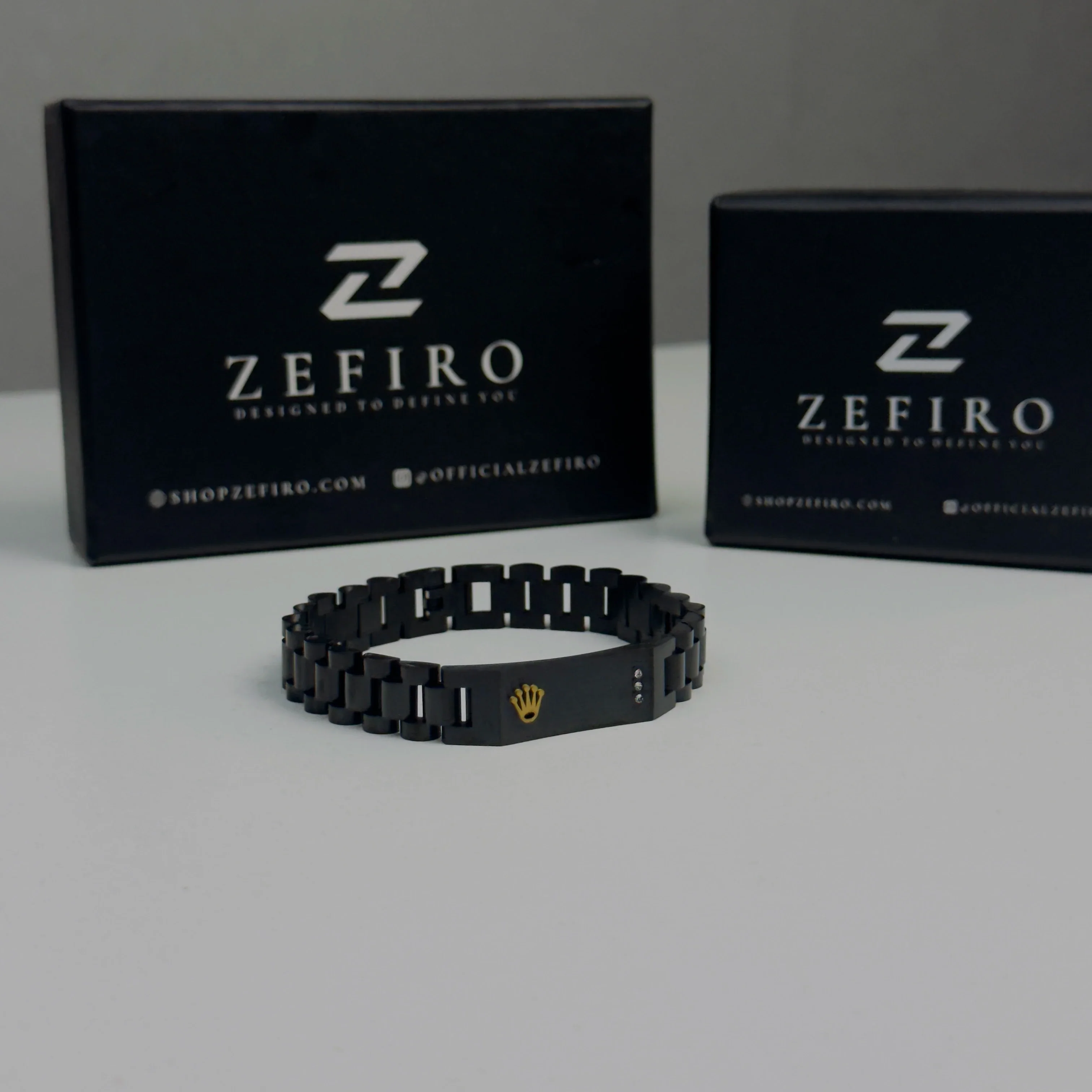 16mm Black RLX Crown Jubilee Bracelet - Image 4