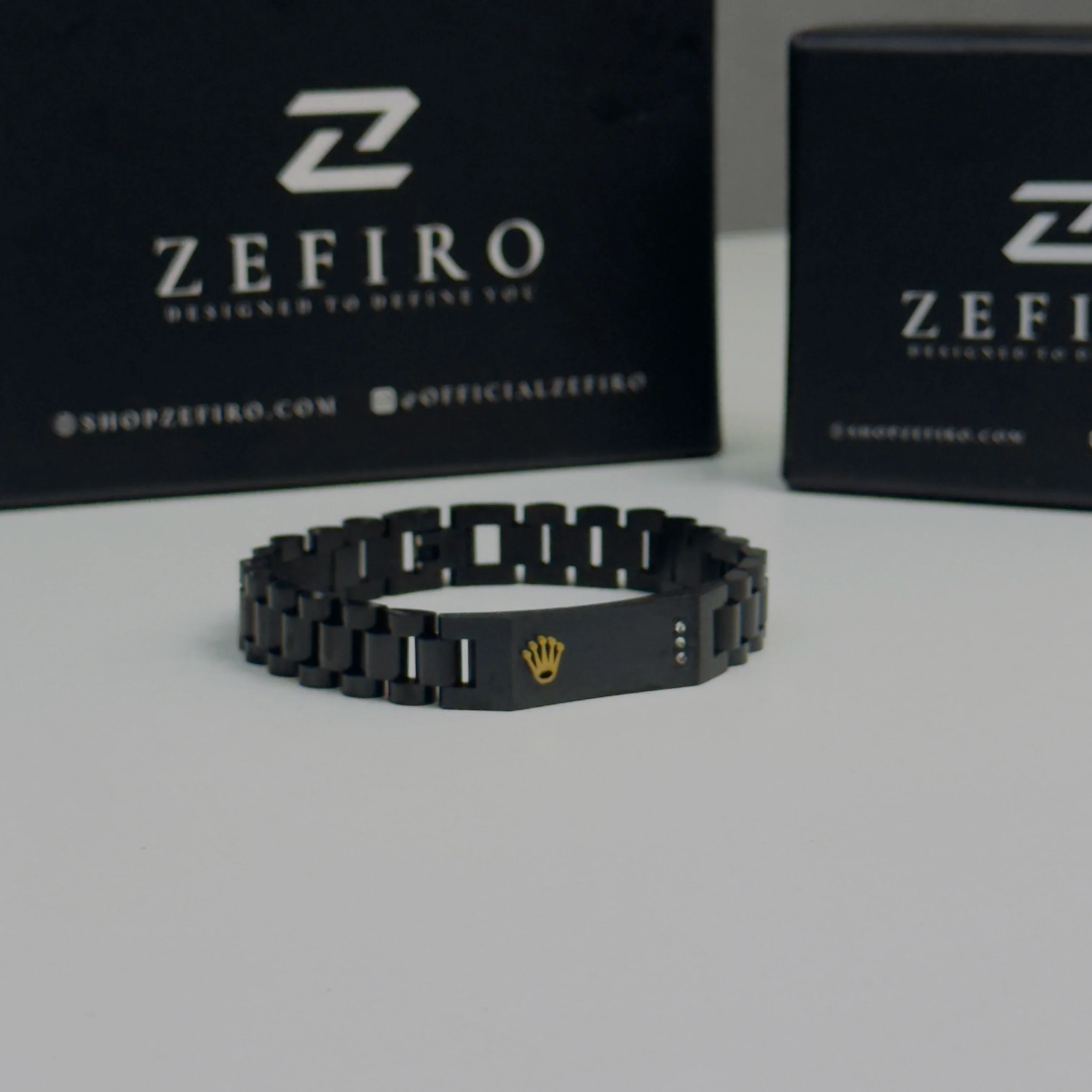 16mm Black RLX Crown Jubilee Bracelet - Image 6