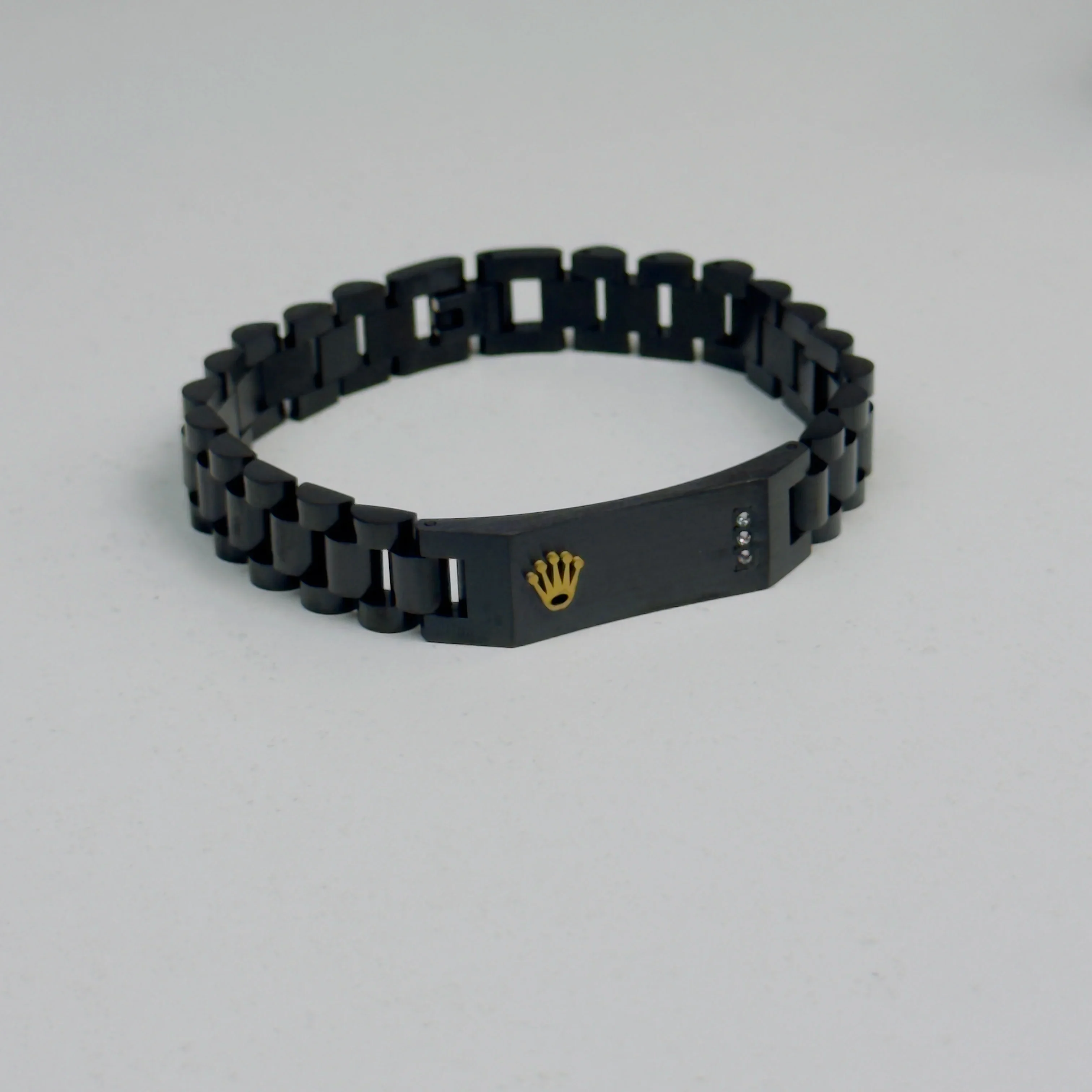 16mm Black RLX Crown Jubilee Bracelet - Image 7