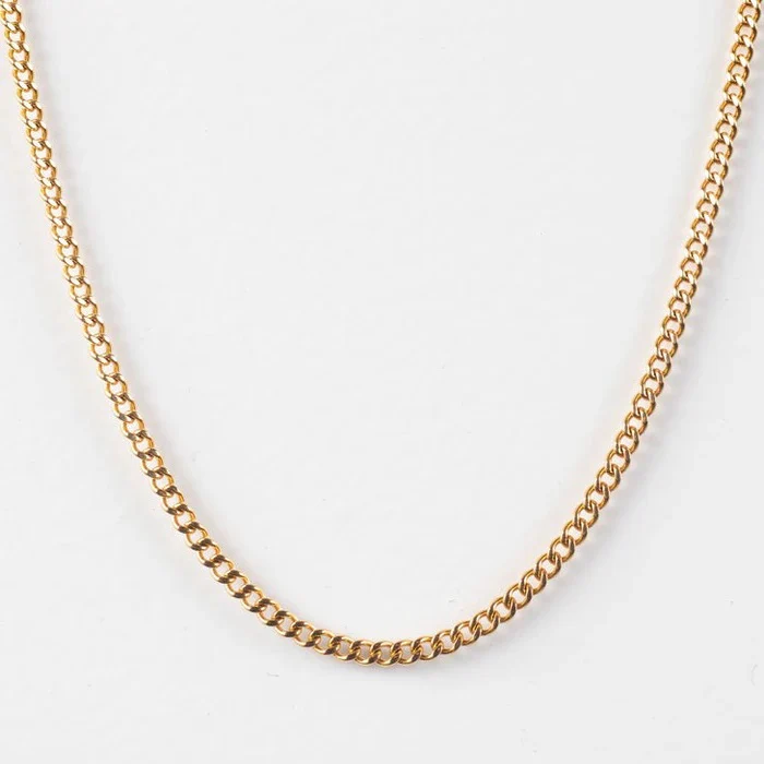 4MM CURB CHAIN (GOLD) - Image 3
