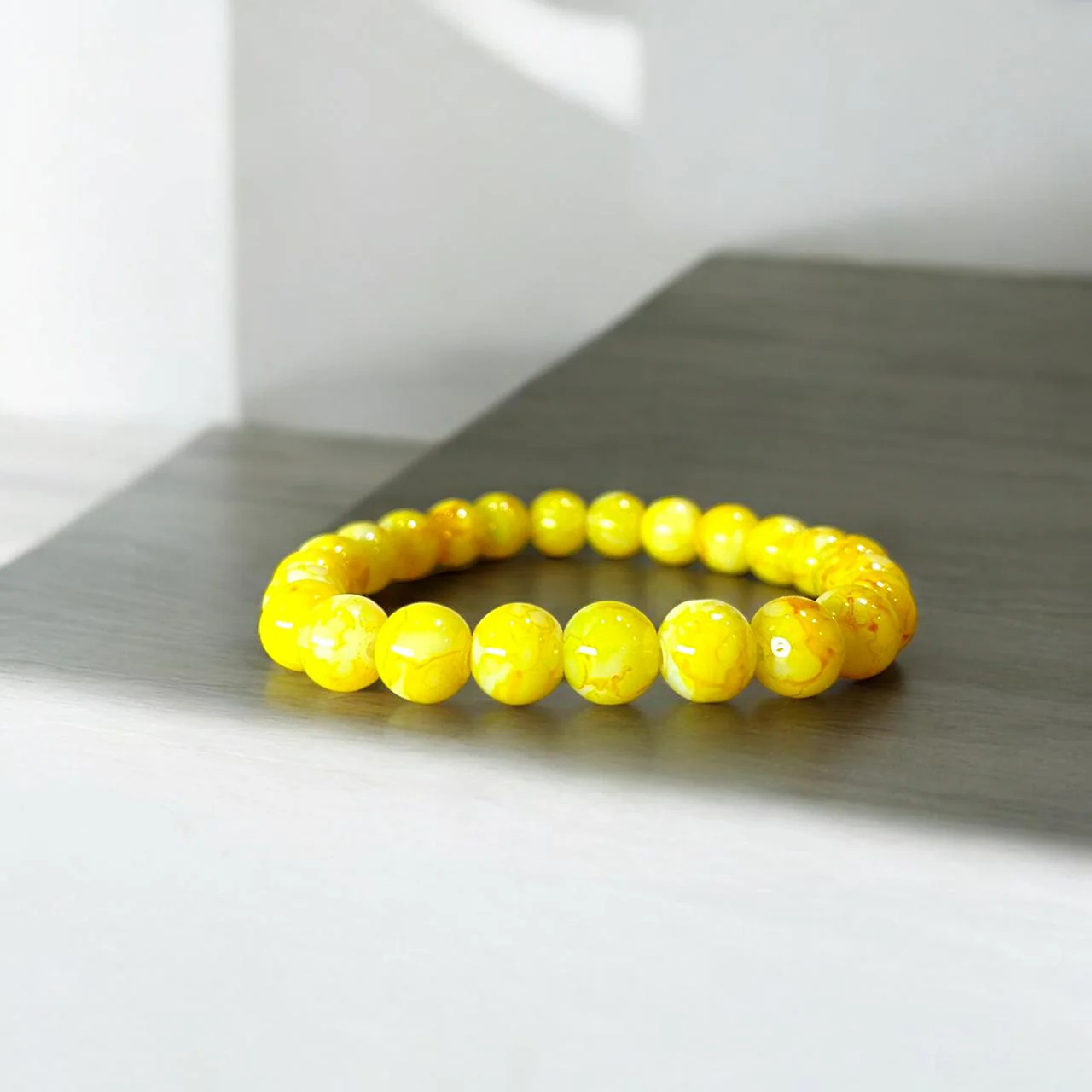 Golden Citrine Beads Bracelet - Image 3