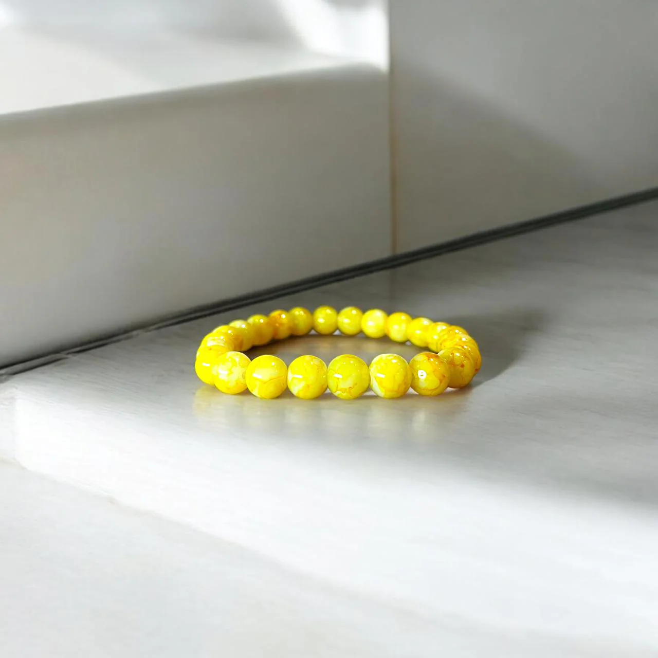 Golden Citrine Beads Bracelet - Image 4