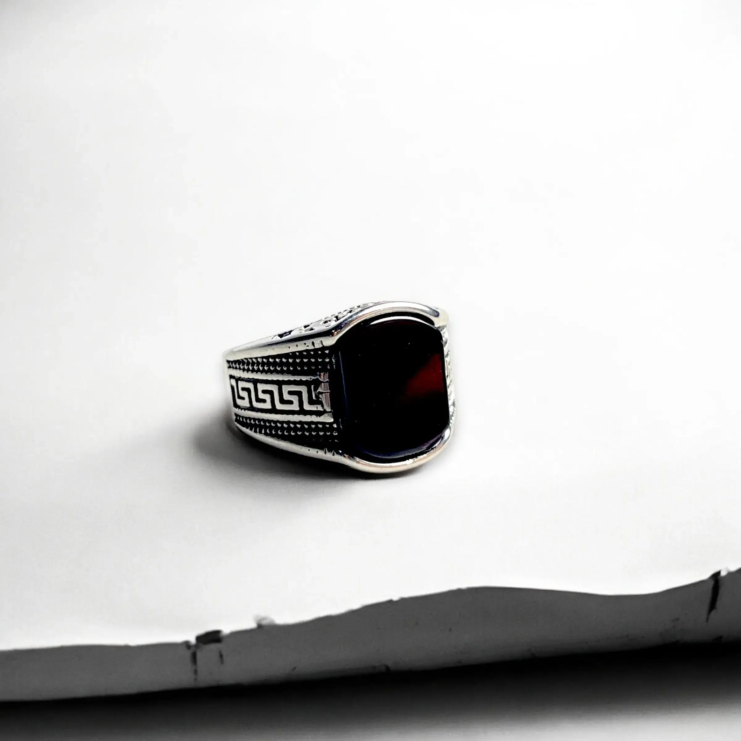 Greek Black Ring - Image 5