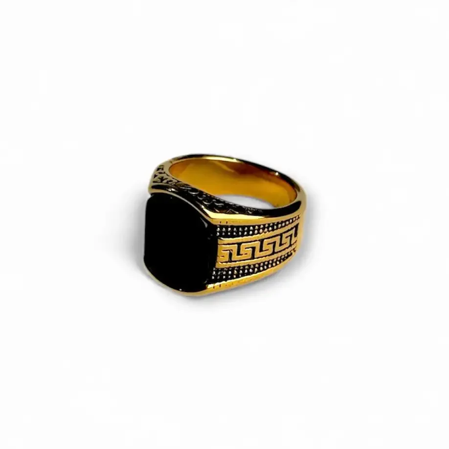 Greek black ring (gold variant) - Image 4