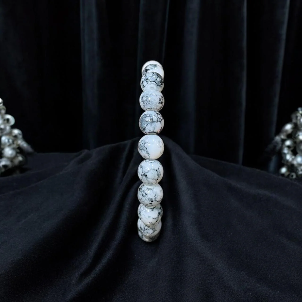 Marbled Onyx Beads Bracelet 2