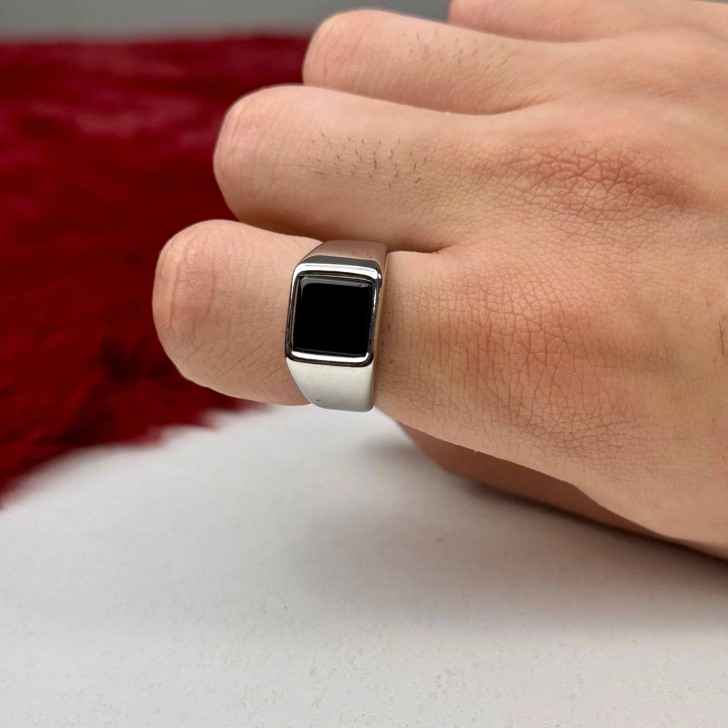 Modern Onyx Turkish ring - Image 5