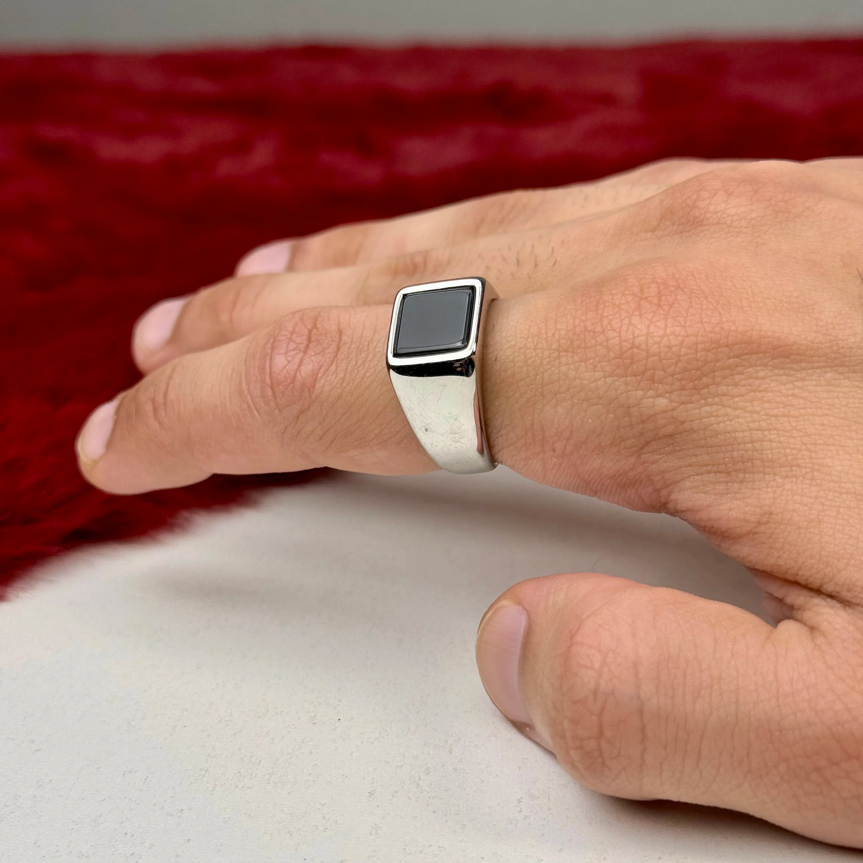 Modern Onyx Turkish ring - Image 8