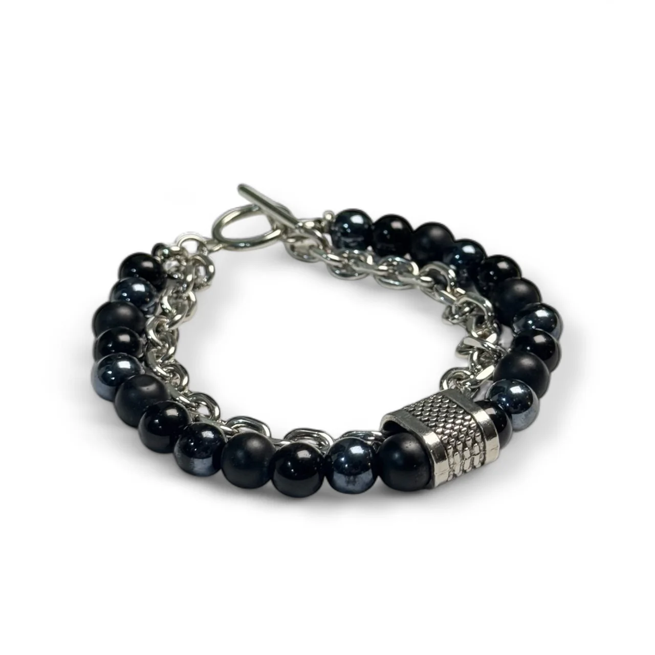 Onyx & Hematite Bracelet - Image 3