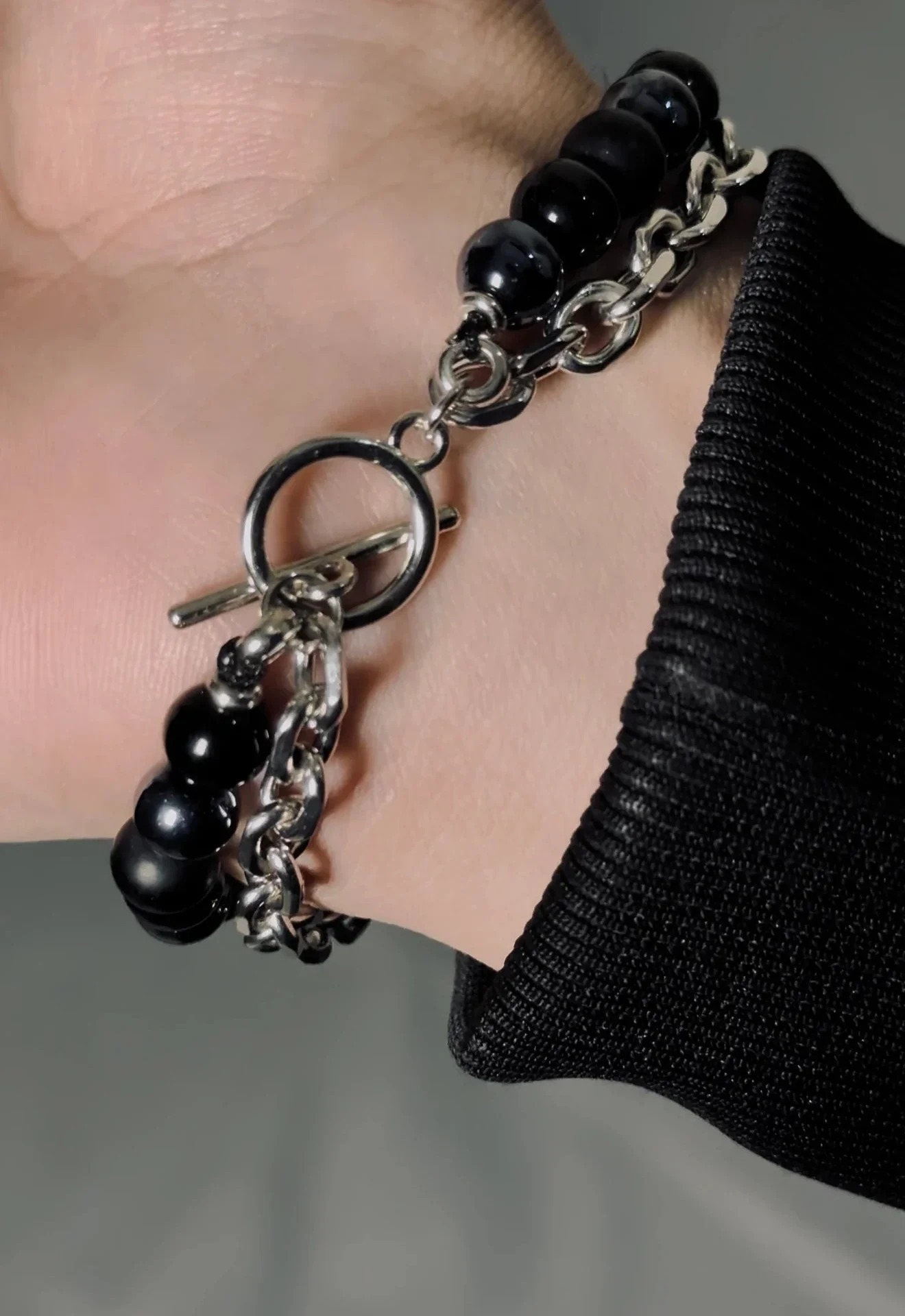 Onyx & Hematite Bracelet - Image 4
