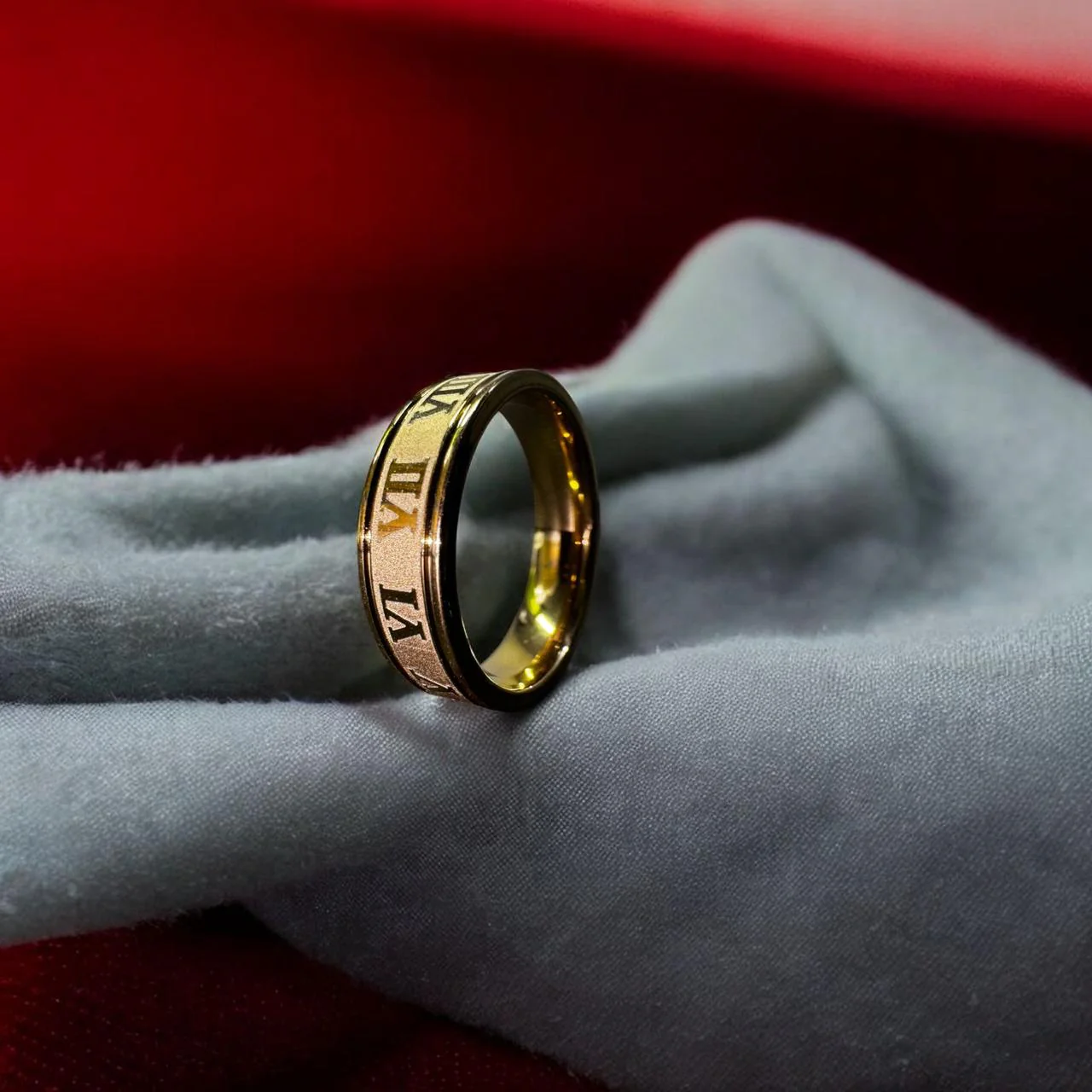 Roman Numeral Ring (gold) - Image 3
