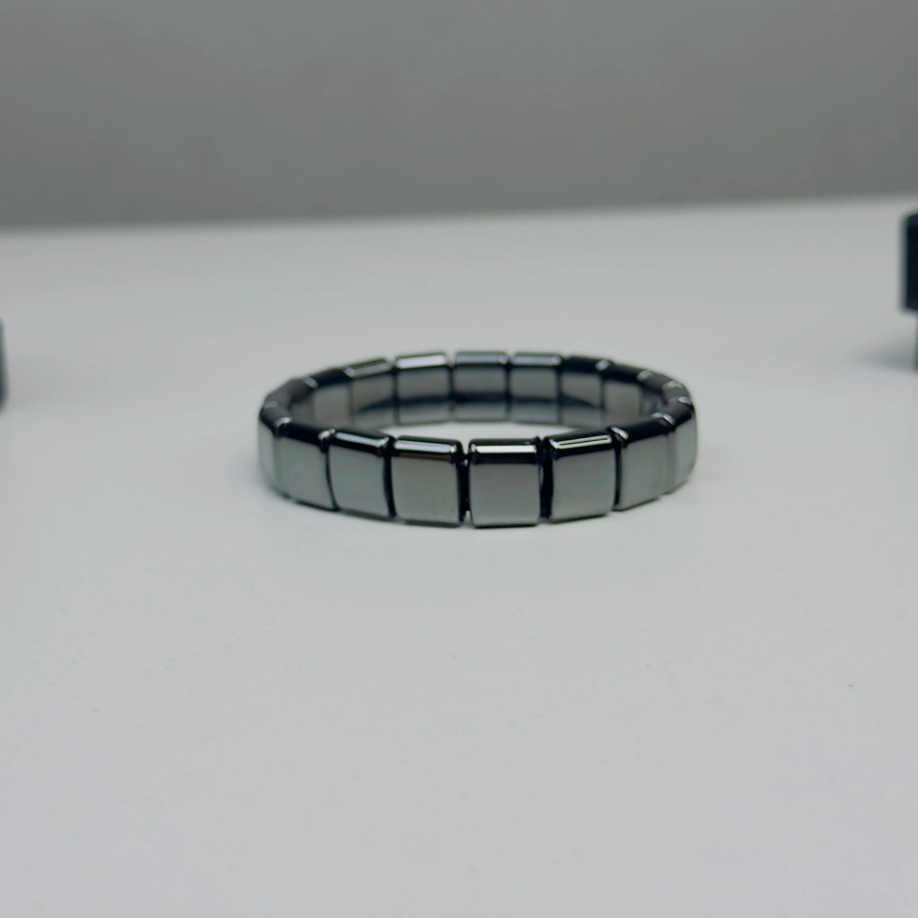 Slate Block Hematite Bracelet - Image 5