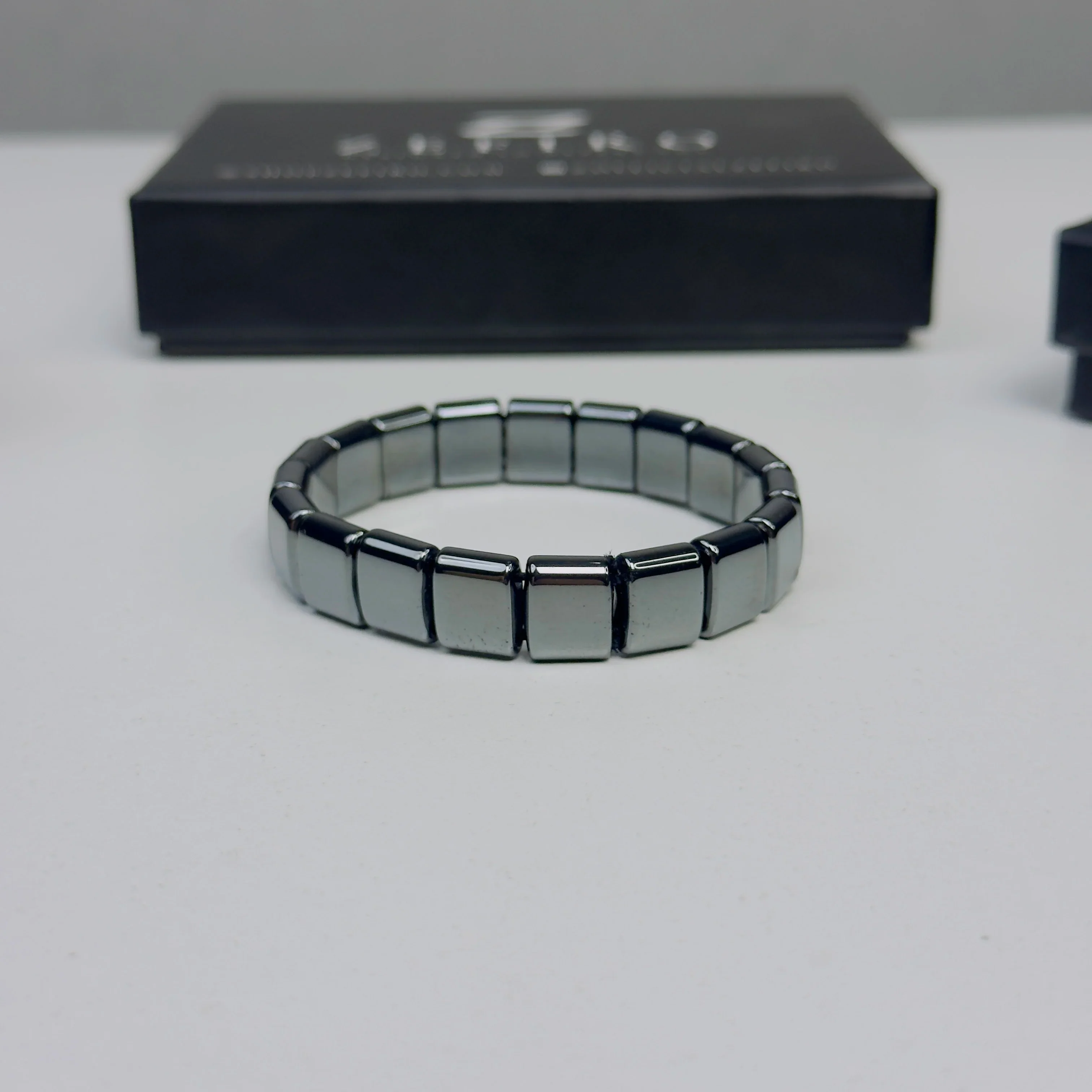 Slate Block Hematite Bracelet - Image 6
