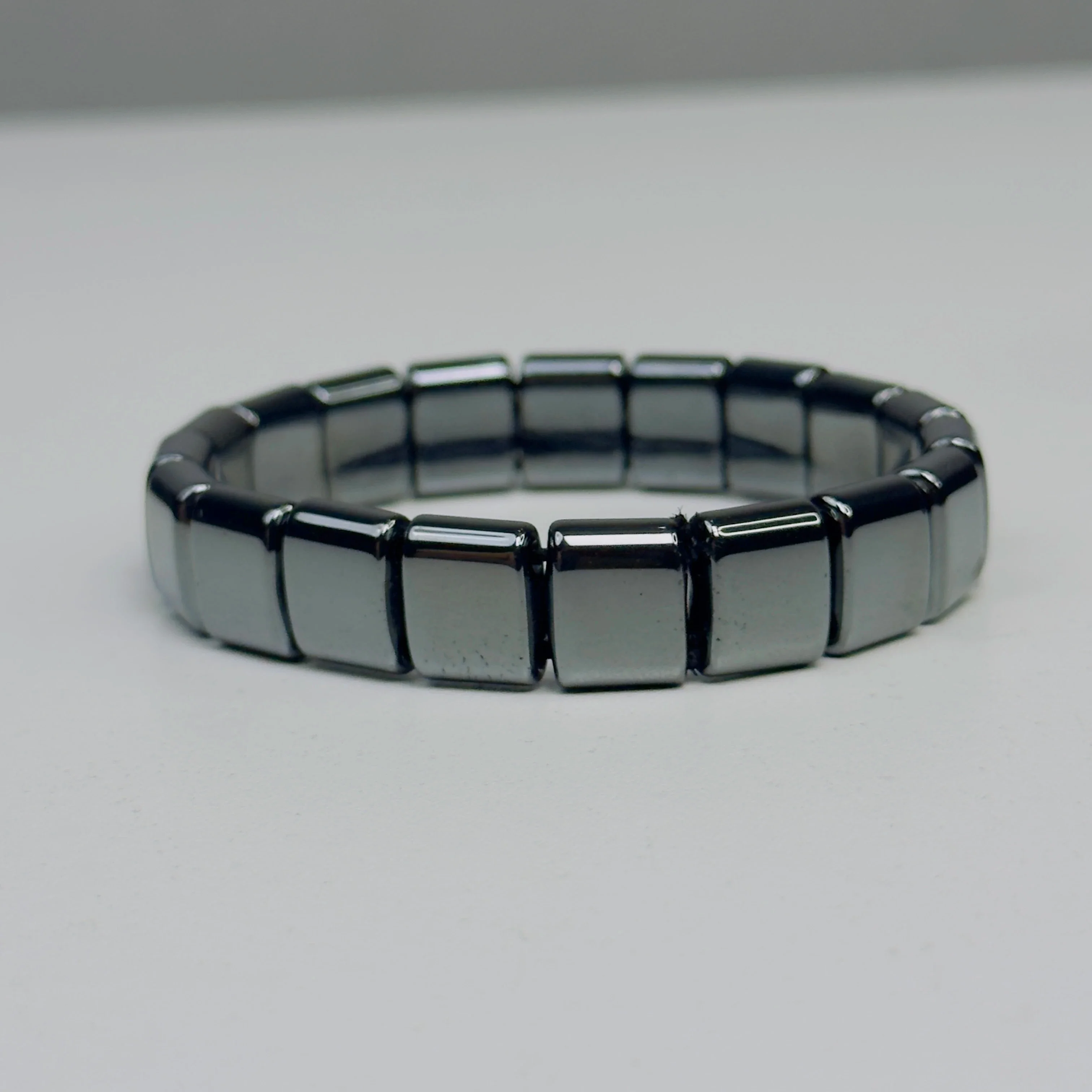 Slate Block Hematite Bracelet - Image 7