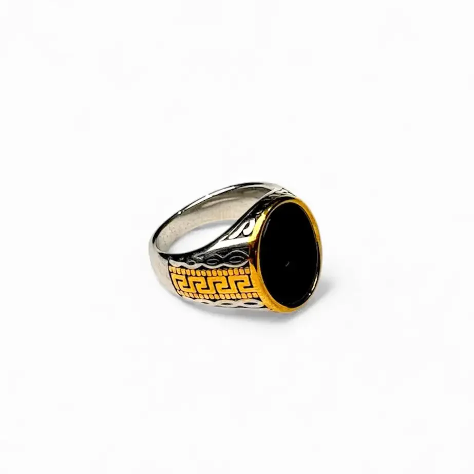 Sultan Noir Dual-Tone Ring - Image 4
