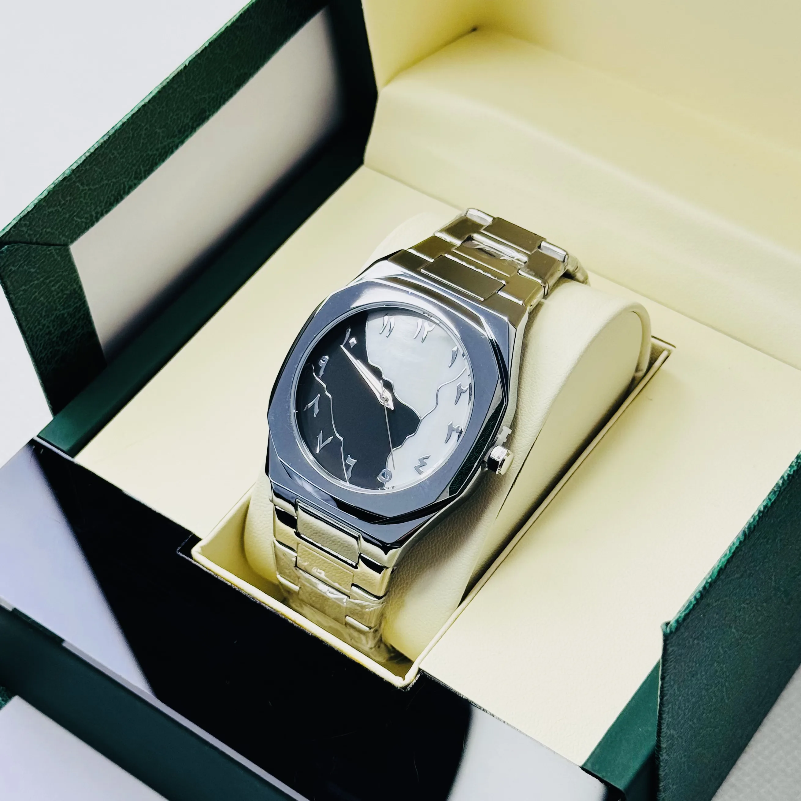 ZEFIRO T-04 GLOSSY CHAIN AURA WATCH - Image 5