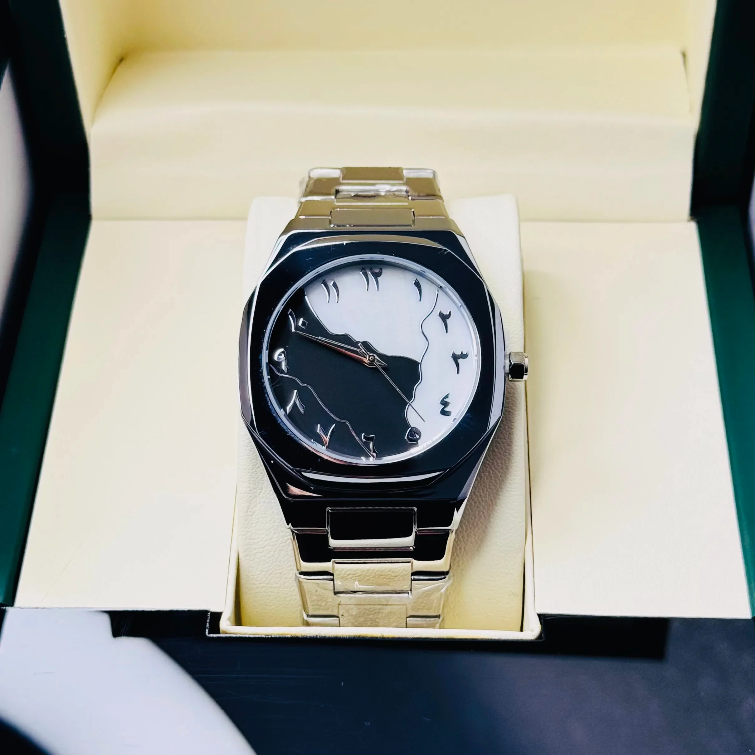ZEFIRO T-04 GLOSSY CHAIN AURA WATCH - Image 6