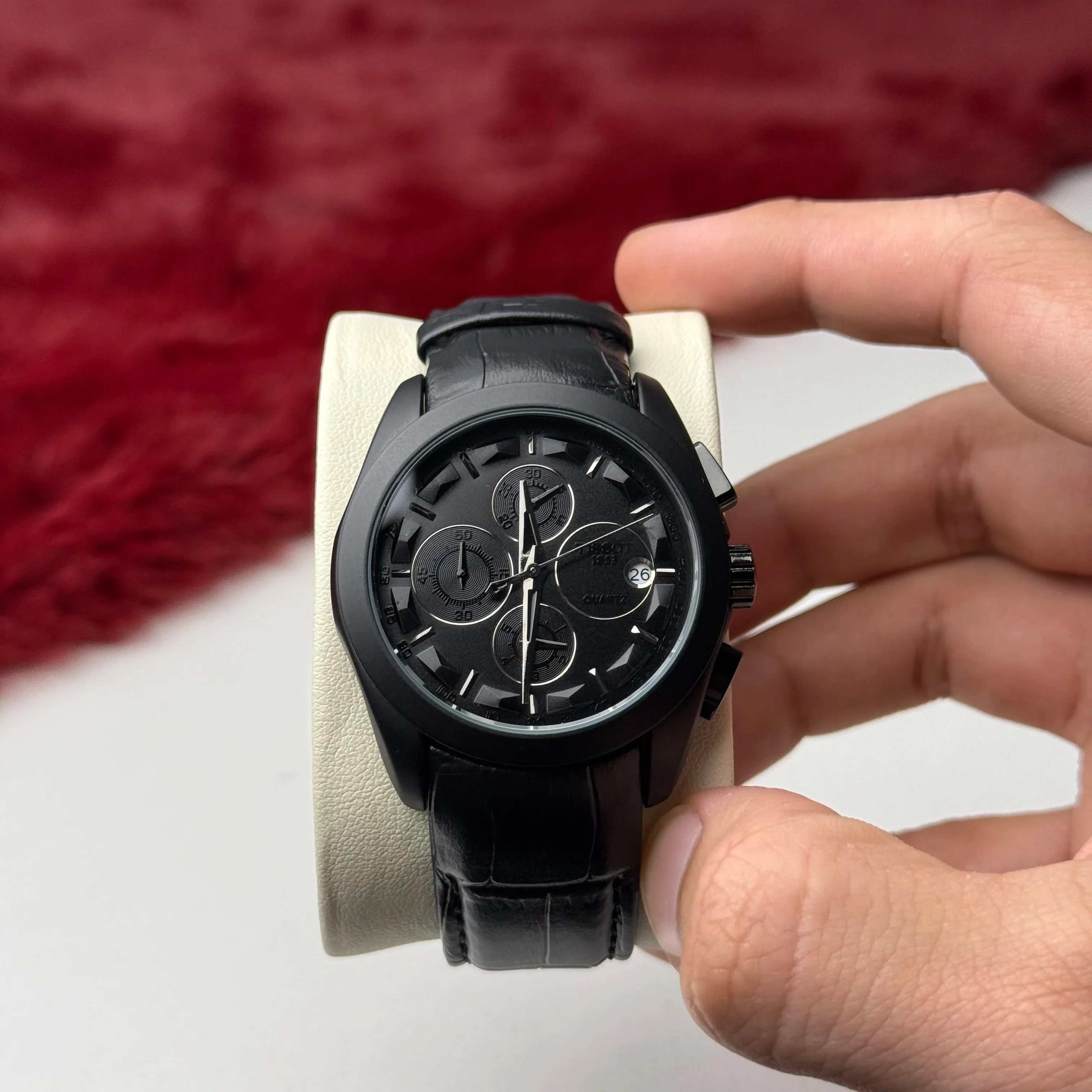 ZEFIRO T-09: Premium Leather Chronograph Series